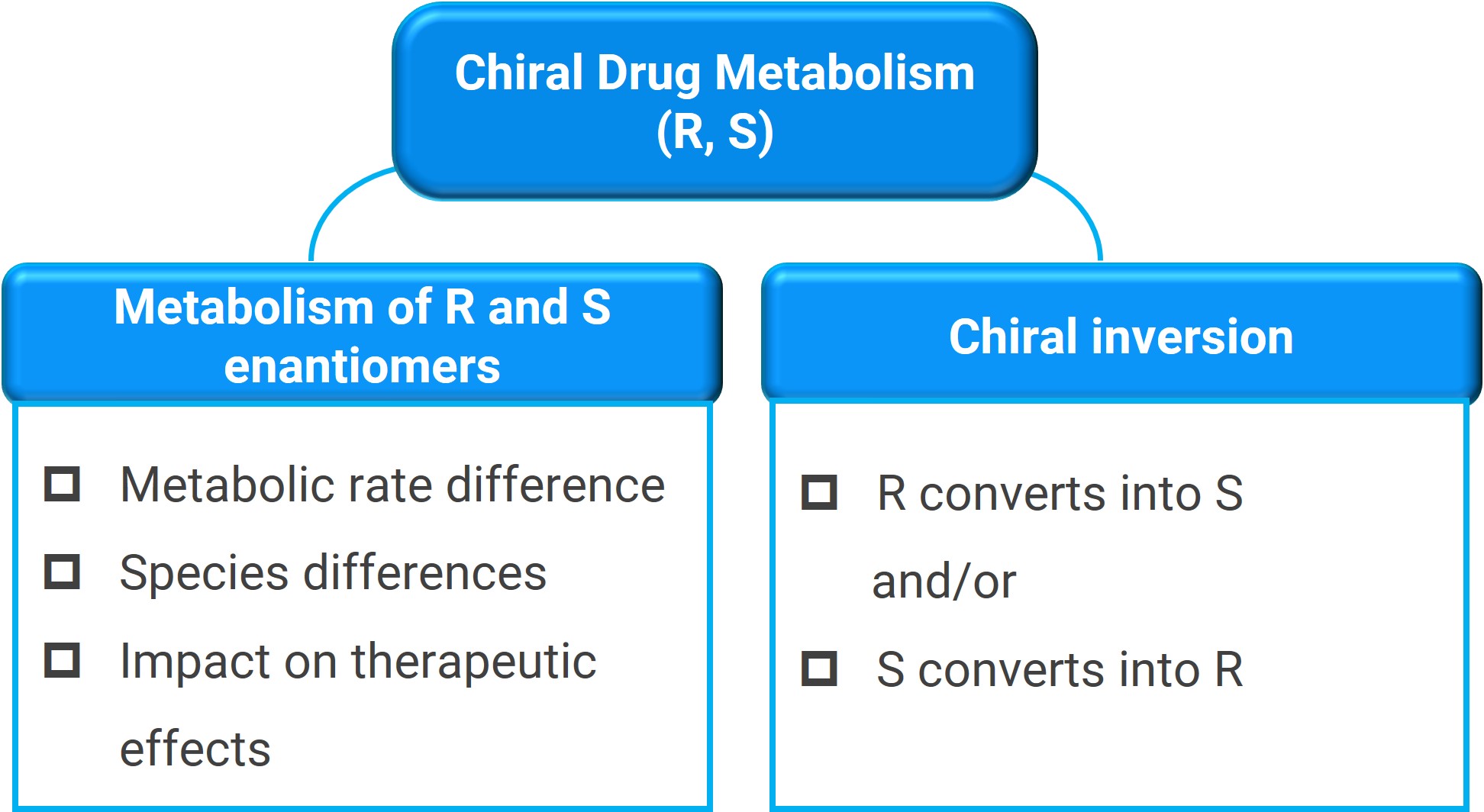 Stereoselective metabolism of chiral drugs