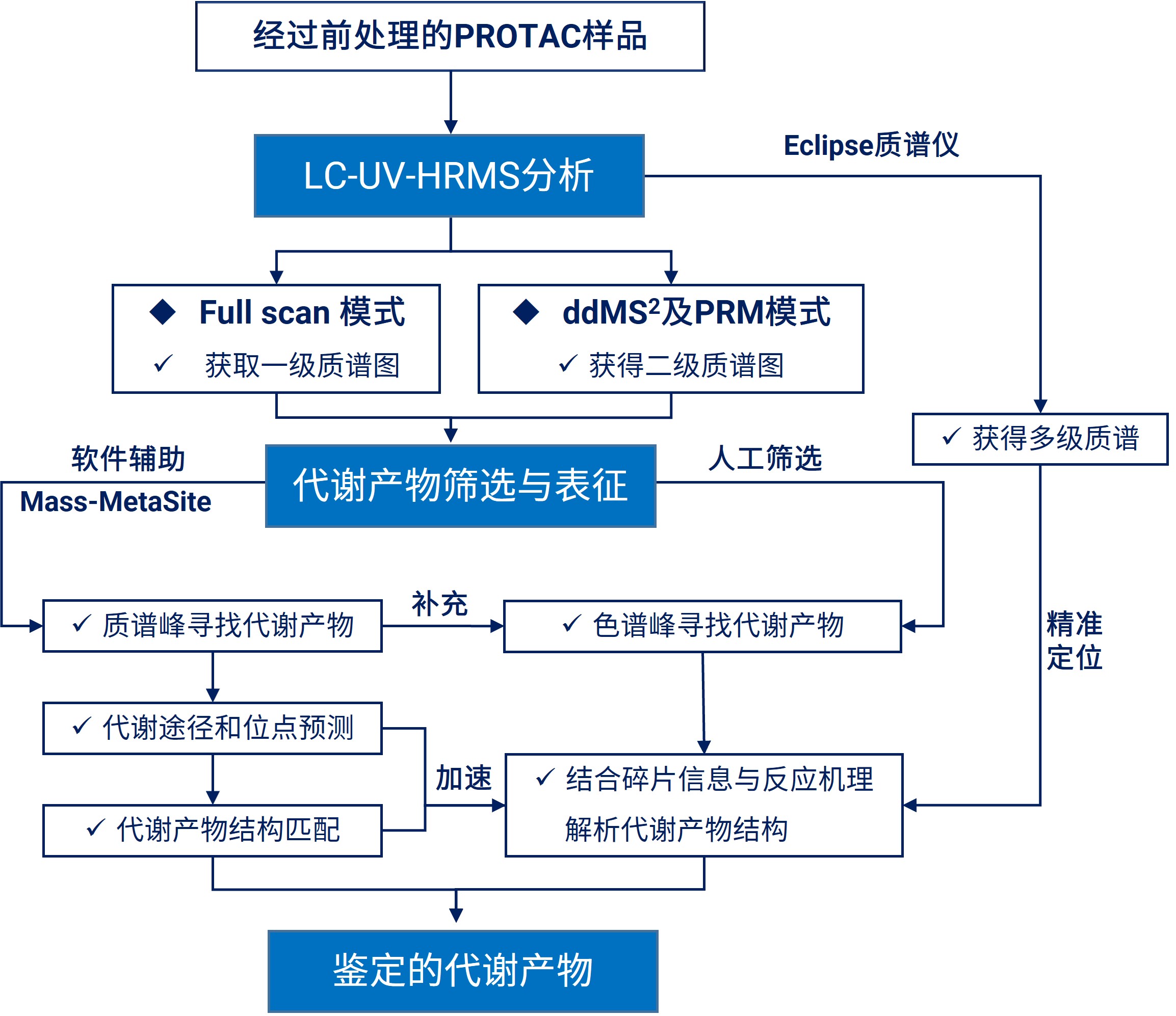  PROTAC结构表征流程