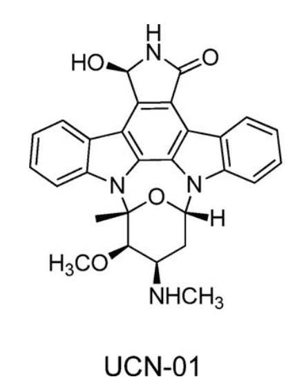 Chemical structure of UCN-01 Chemical structure of UCN-01