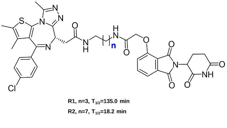 Effect of Linker Length on the Metabolic Stability of PROTACs