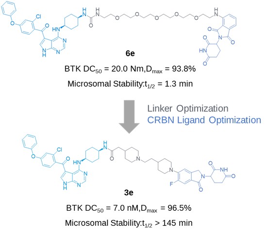 Study Case: Enhancing PROTAC Metabolic Stability and Activity through Structural Optimization