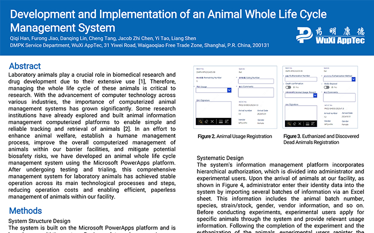 Development and Implementation of an Animal Whole Life Cycle Management System