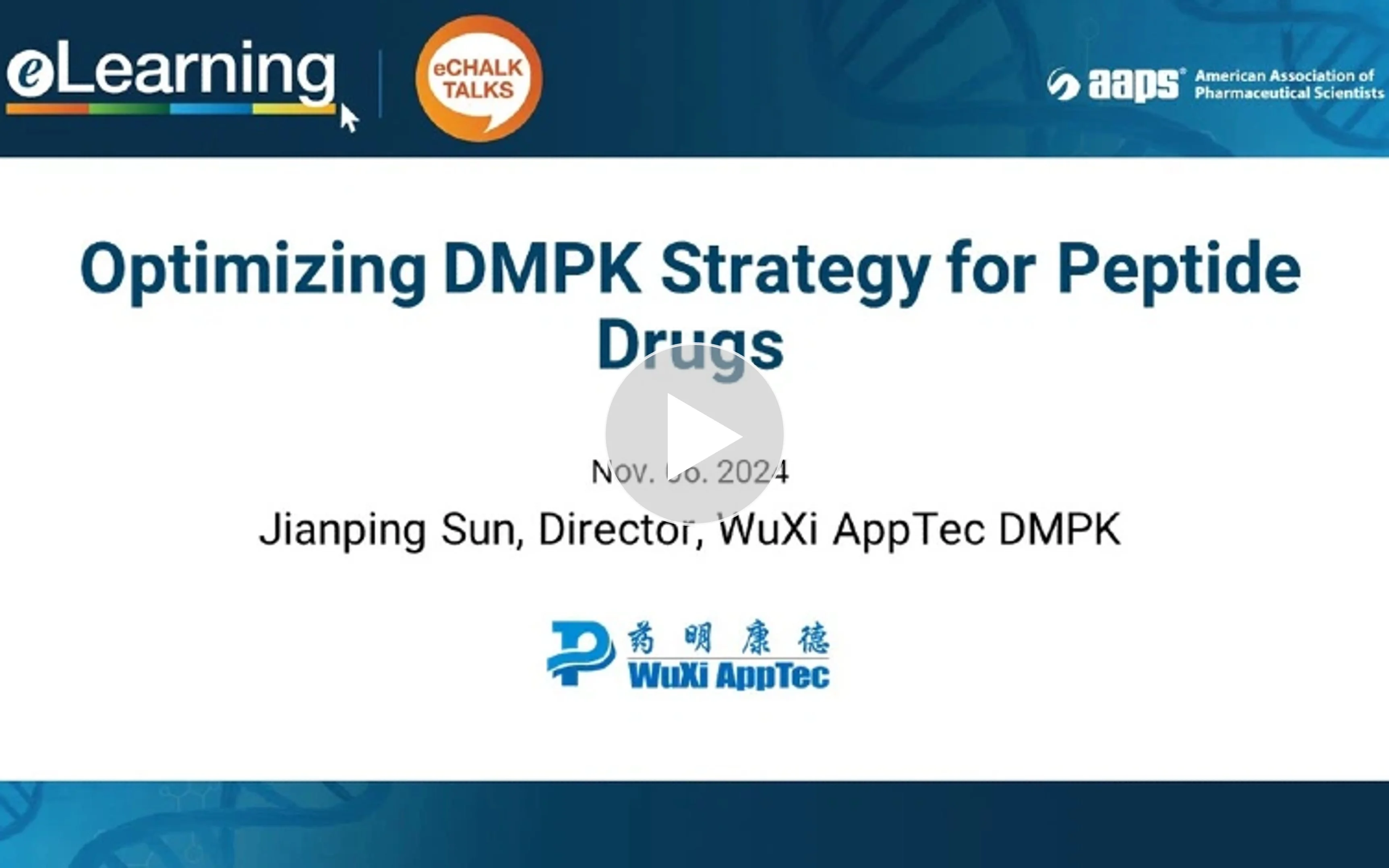 Optimizing DMPK Strategy for Peptide Drugs