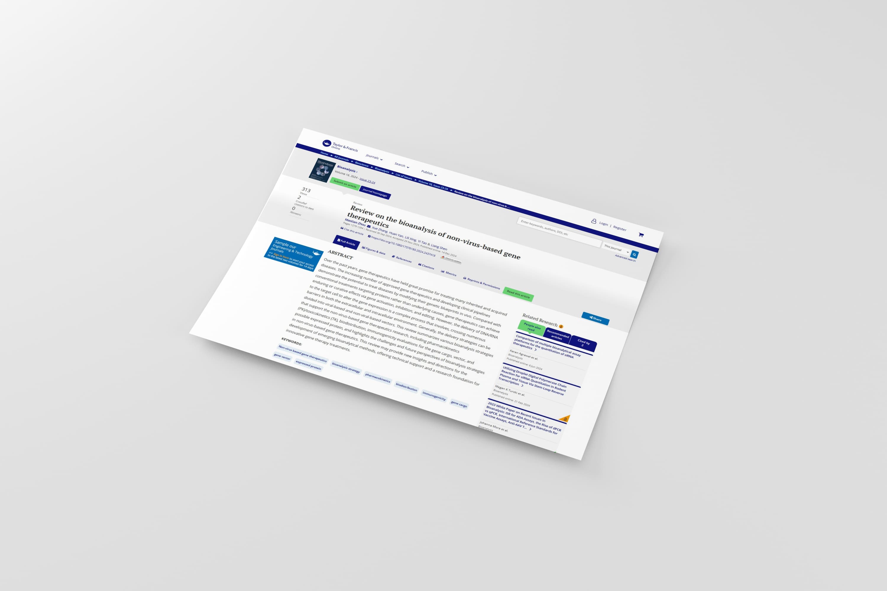 Review on the Bioanalysis of Non-Virus-Based Eene Therapeutics